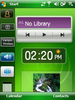 Samsung Omnia widgets